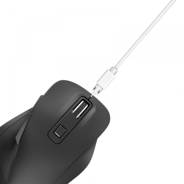 Trådlös mus, ergonomisk trådlös bärbar mobilmus, 2.