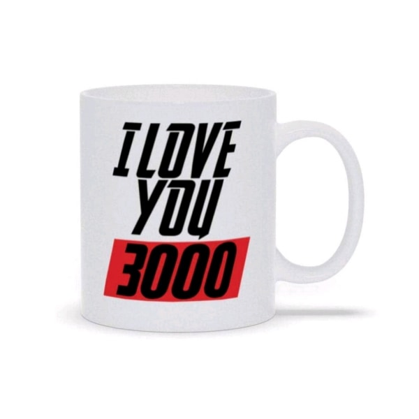 I Love You 3000 kaffekrus Morgenmad krus Sjovt kaffekrus 11 ounces Inspirationa