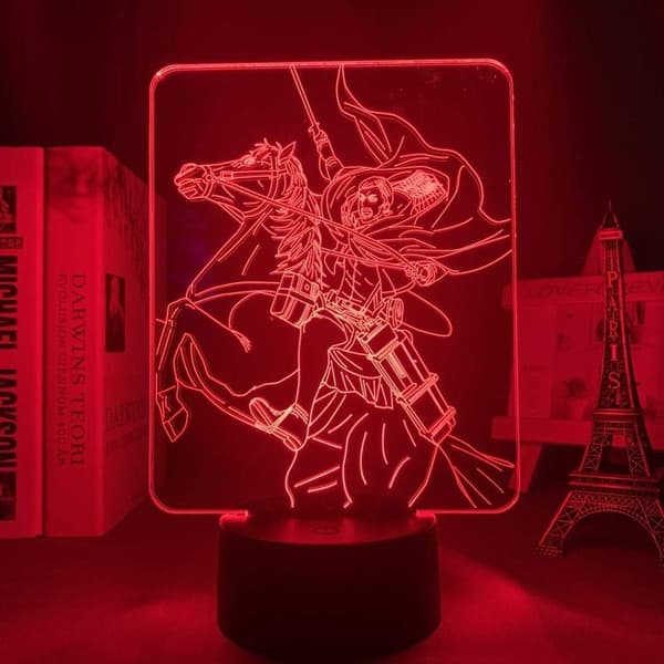 Attack on Titan 3D Anime Lampe Nat Levi Ackerman Illusion N