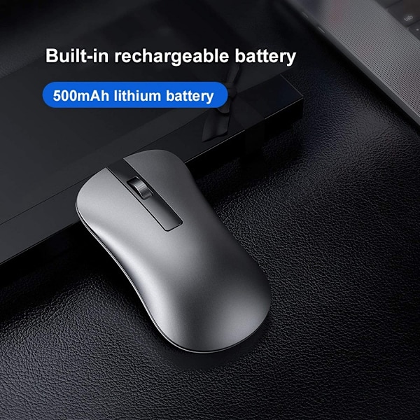 XM10 Trådlös tyst mus, Bluetooth-kompatibel aluminium Sl