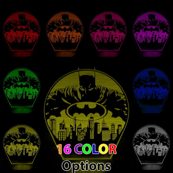 Batman Gotham 3D nattlampa