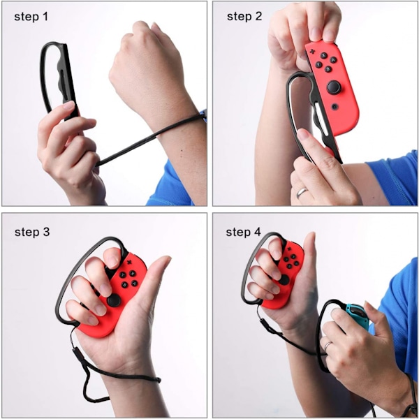 Grep for Switch Fitness Boxing, Håndtak for Nintendo Switch Boxing - 2 pakker
