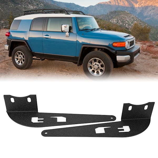 1 Par 52 tommers buede LED-lysstangmonteringsbraketter for Toyota FJ Cruiser 2007-2014