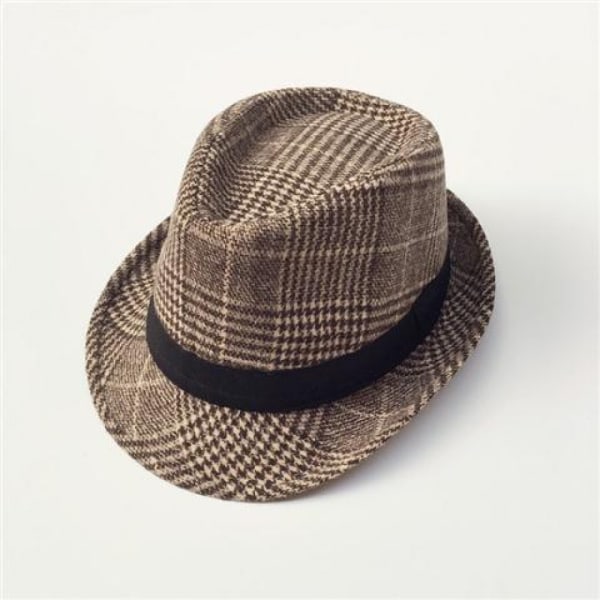 Hatt Vintage Manhattan Jazz hattar för män och kvinnor Jazzhatt t