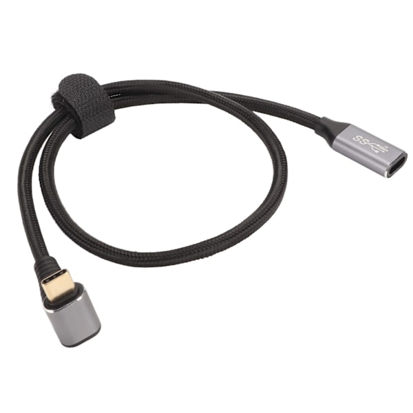 USB C 3.1 hann til hunn kabel PD100W hurtiglading 10 Gbps 4K ved 60Hz USB C ladekabel for Steam Deck spillkonsoller 50cm/19.7in