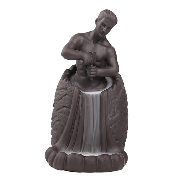 Røgelse Brænder Tilbageflow Vandfald Røgelse Holder Aromaterapi Ornament Hjem Indretning