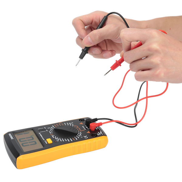 Multimeter Digital AC DC Spänning Ström Resistans Tester Elektriker Multifunktionsmätare