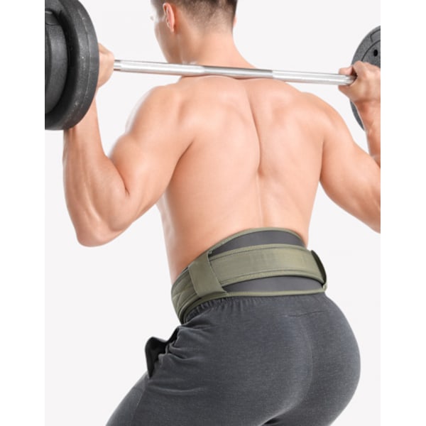 Viktbälte för sport, muskelträning, viktträning, hantlar, gym, ländryggsskydd, stångstöd, bälte (M)