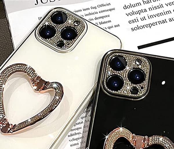 Kompatibel med iPhone 13 Pro Max-deksel for jenter og kvinner, søtt