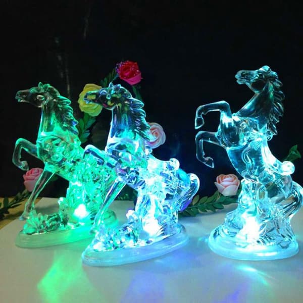 LED Luminescerende Lys, Lysende Nattlys, Blinkende LED Luminescerende Leker