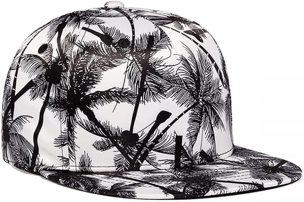 Klassisk Snapback-caps Hip Hop Flat Bill Visor Cap - Unisex Ad J