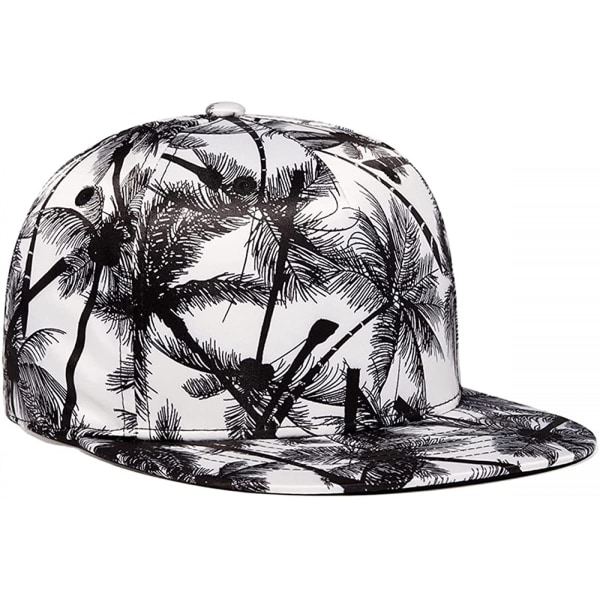 Klassisk Snapback-hatt Hip Hop Flat Bill Visor Cap - Unisex Annons J