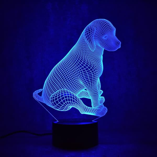 Pennun 3D-illuusio LED-yövalo pöytälamppu, Firstone