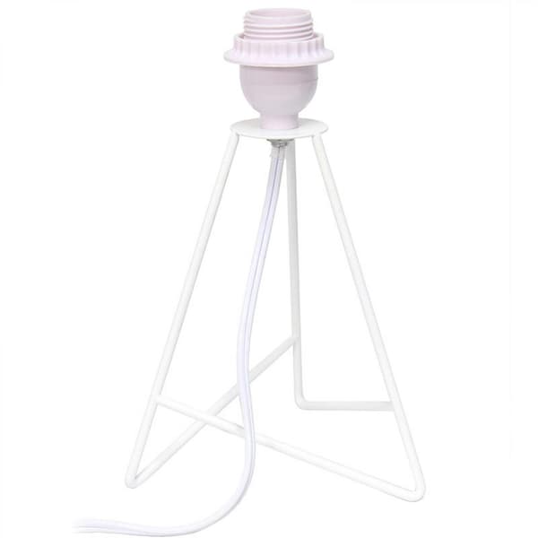 Simple Designs 7\" Down To The Wire Metallbordlampe Med Fa