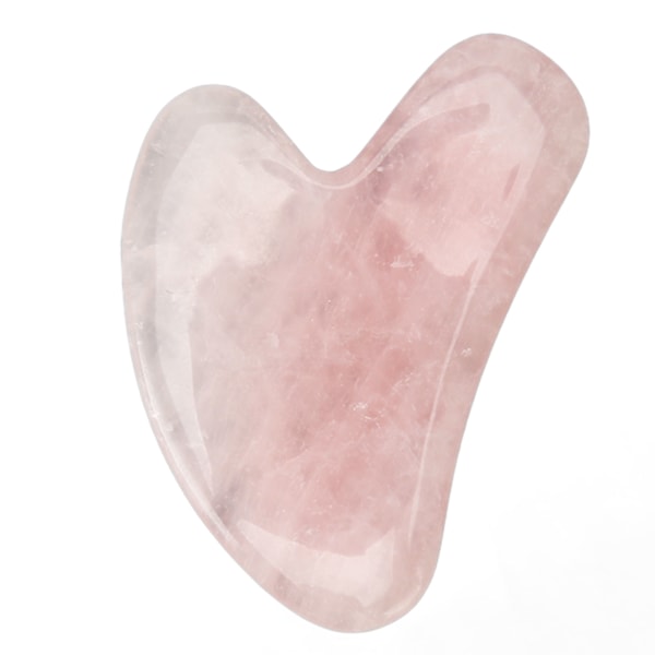 Pink Krystal Skrabebræt Hjerteformet Fremme Blodcirkulation Gua Sha Bræt Guasha Værktøj til Ansigt Hals