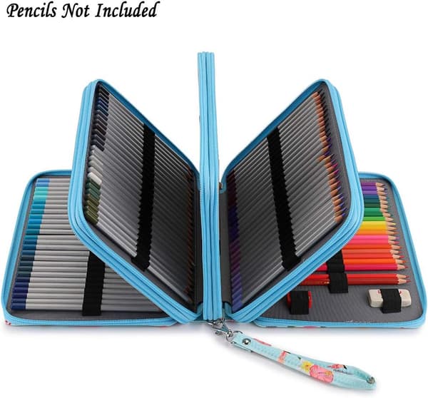 Farveblyantetui - 200 rum blyantholder pen taske stor C E