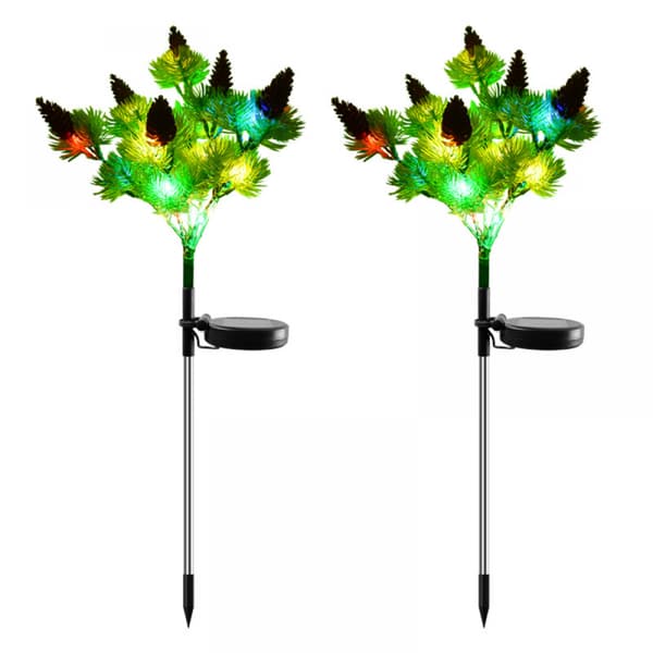 Solcellelamper for utendørs bruk, 1 pakke solcellehagelamper, vanntett 1 Pack
