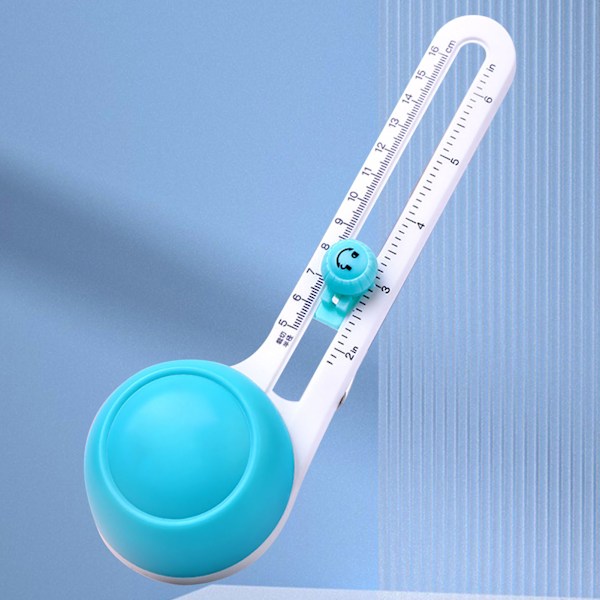 Cirkulær papircutter 360 graders rotation klar skala skydejustering Anti-slip cirkel papirklipper