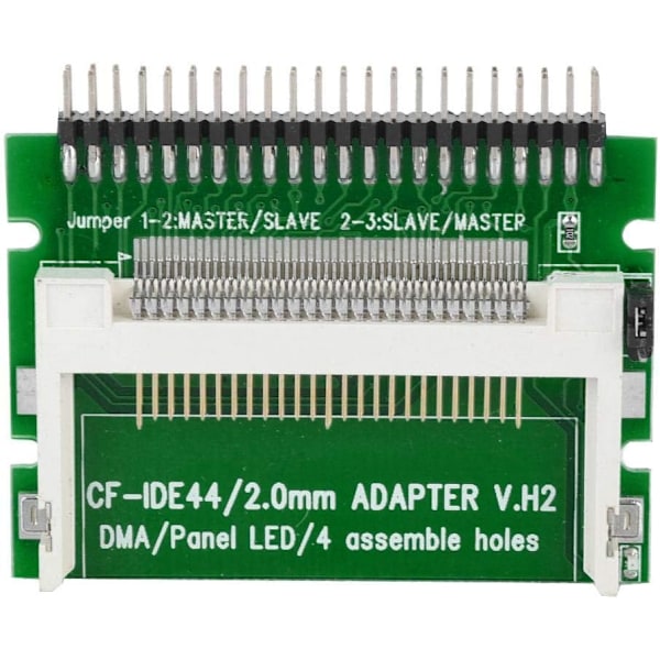 2 stk. CF til 2,5-tommer 44-bens IDE HDD, Compact Flash CF-hukommelseskort til 2,5-tommer 44-bens IDE bærbar SSD HDD-adapterkort, CF IDE-adapter understøtter et enkelt
