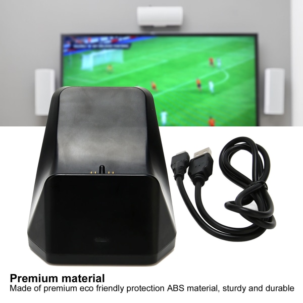 Kontrollensladdningsstativ med LED-indikator Överströmsskydd Bärbar laddningsdockningsstation för PS5 Gamepad