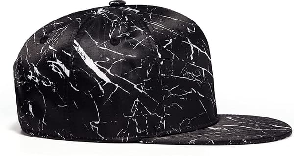 Klassisk Snapback-caps Hip Hop Flat Bill Visor Cap - Unisex Ad D