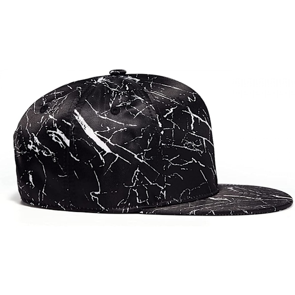 Klassisk Snapback-hatt Hip Hop Flat Bill Visor Cap - Unisex Annons D