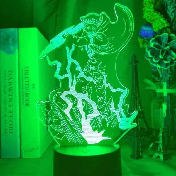 One Piece Luffy 3D Illusion Natlampe Smart Touch, RG