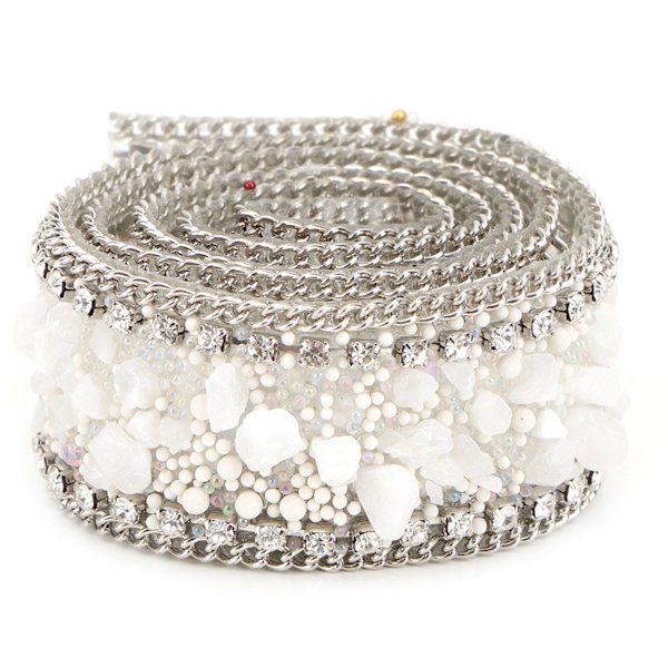 2,5 cm DIY diamantnett wrap rull krystallrhinestone kjede trim bånd dekorasjon (#04)