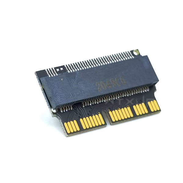 M.2 NVME SSD-konverteradapter for MacBook Air Pro Retina Mid 2013 2014 2015 2016 2017, NVME/AHCI SSD-oppgraderingssett for A1465 A1466 A1398 A1502, 4 stk.