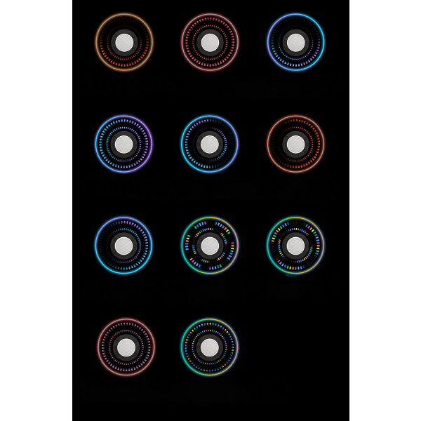 Bärbar Bluetooth-högtalare, trådlös högtalare med RGB LED L
