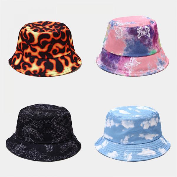 Hink i sommar på stranden med solhatt - Packable Fisherman Cap Unise UU