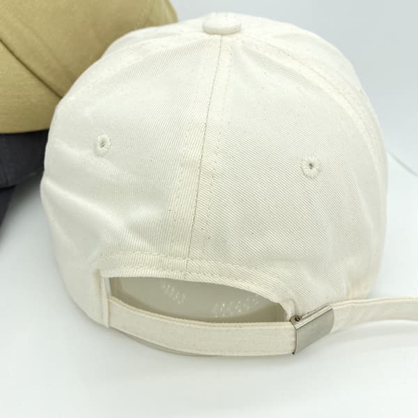 Hatt Vintage Broderte Bokstaver Justerbar Baseballcaps Fo White