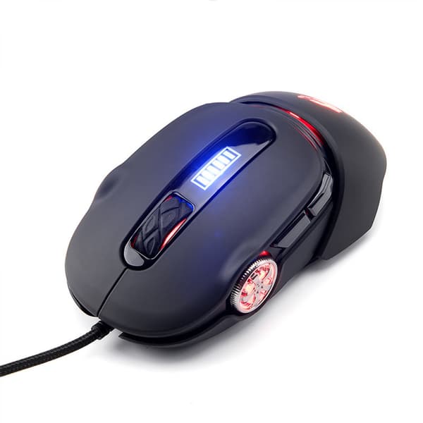 USB Kablet Mus, 3200 DPI 6 Knapp Stille Pustelys Er