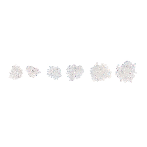 Negle Rhinestones Lim Fiksering Glas Farvet Glasur 3D Skinnende Attraktiv Flad Bund DIY Dekorative Rhinestone Makeup