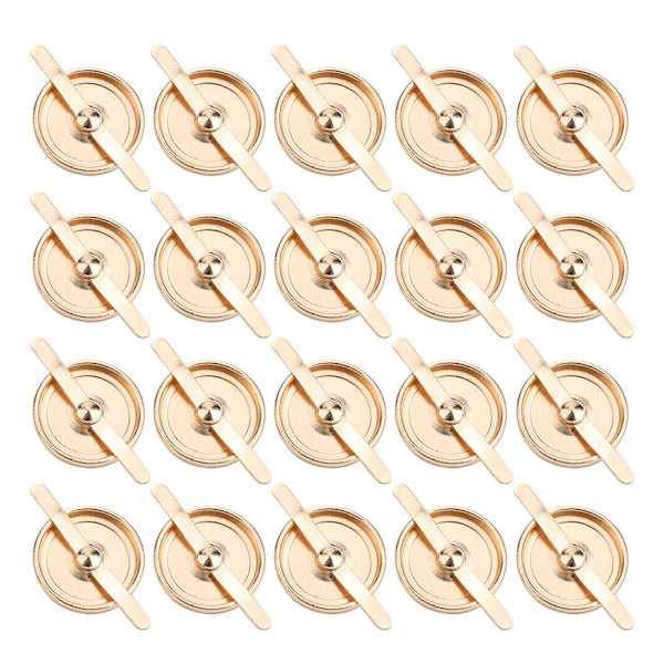 20 st halv pärla nitar halvcirkelformade pärlknappar DIY hantverk dekoration tillbehör 20mm pärlknappar