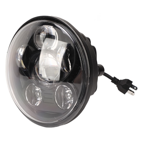 DC 10‑60V 5.75in Motorcykel Forlygte LED Hvid Belysning Rundt Forlygte Udskiftning til Davidson 883