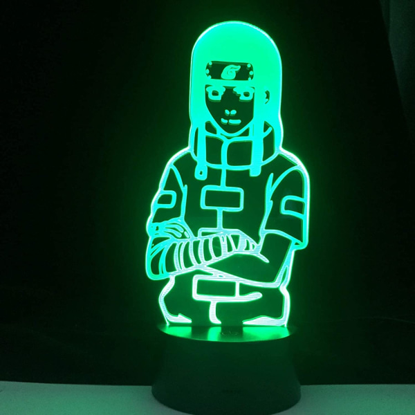 Coola saker för sovrum Naruto Stuff 3D visuell lampa touch L