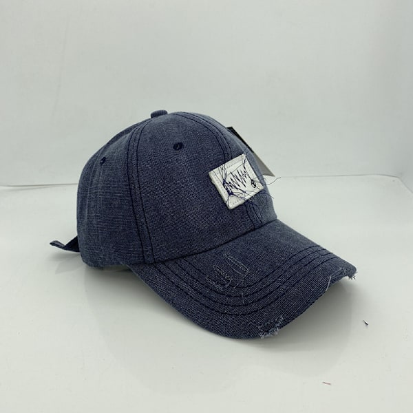 Hatt Nisch Hål Broderad Justerbar Baseballkeps För Män A Blue