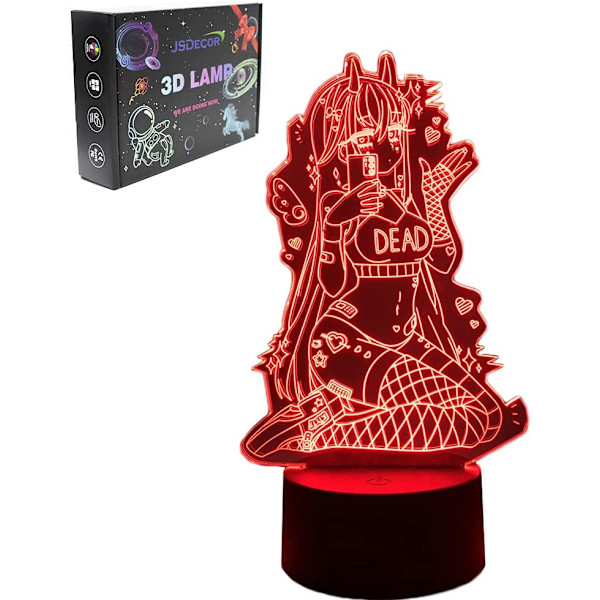 Sexig tjej 02 Färgglada LED-lampor FRANXX Kawaii Anime Figur