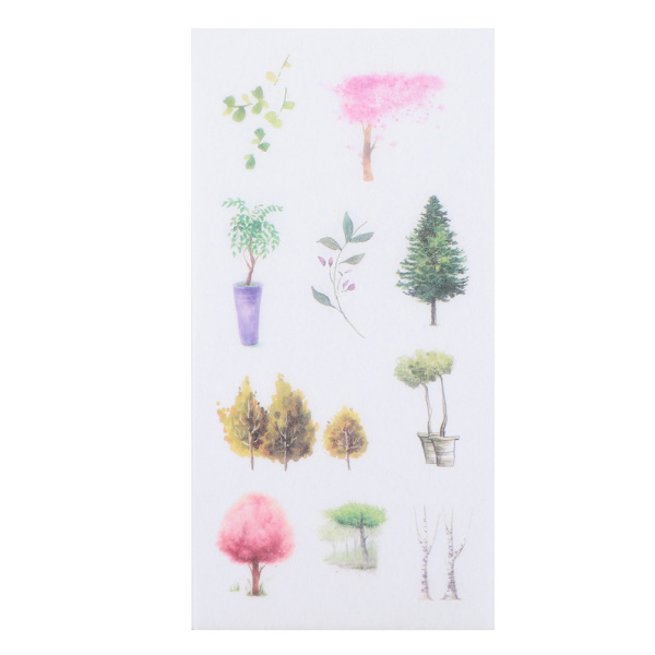 6 kpl/setti DIY-päiväkirjatarra Käsikirjan koristetarra Scrapbooking-tarra Tarvikkeet (A002104)