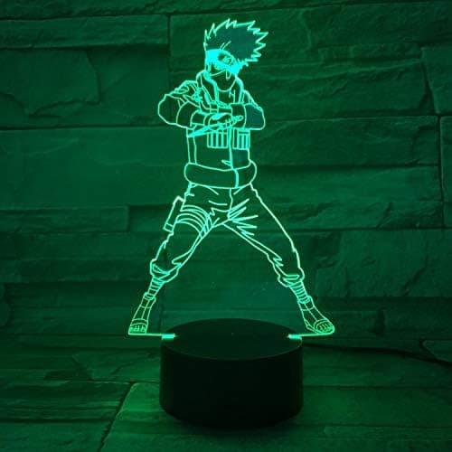 Naruto Kakashi Uchiha Sasuke 3D Illusion Natlampe Sm
