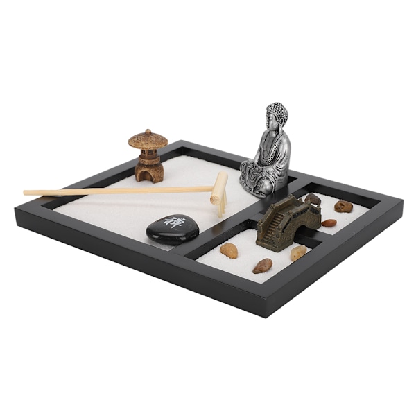 Zen-stil Buddha hagesandbrett dekorasjon håndverk hjem stue tehus ornament
