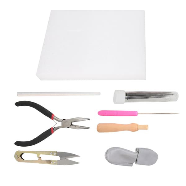 DIY HandCraft Wool Felting Tool Set Needle Felting Pen with Scissors Awl Pilers Tool Kit