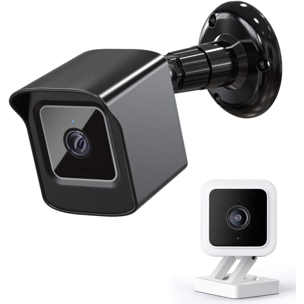 Kiinnitys vain aivan uudelle Wyze Cam V3:lle, säänkestävä suojakotelo ja 360 astetta säädettävä seinäkiinnike kiinteä kotelo Wyze V3 ulko- ja sisätilojen älykkäälle