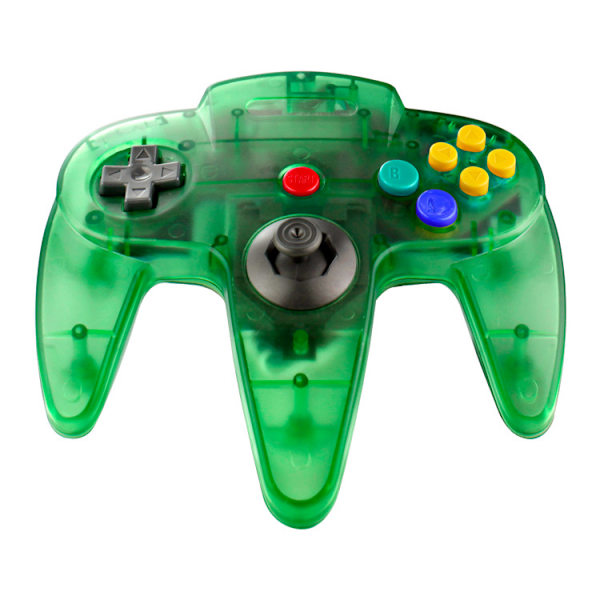 Klassisk USB-kontroller för N64-spel, USB Retro N64 Gamepa Green