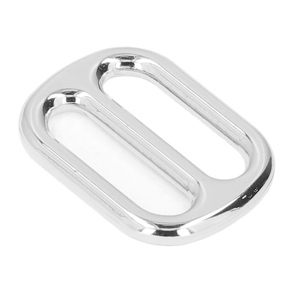 Justerbart spänne med pläteringsprocess DIY matchande fint utförande bärbar metallspänne silver