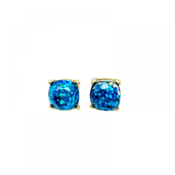 Symphony Star Effect Stud Earrings Multicolor Simple Fashion