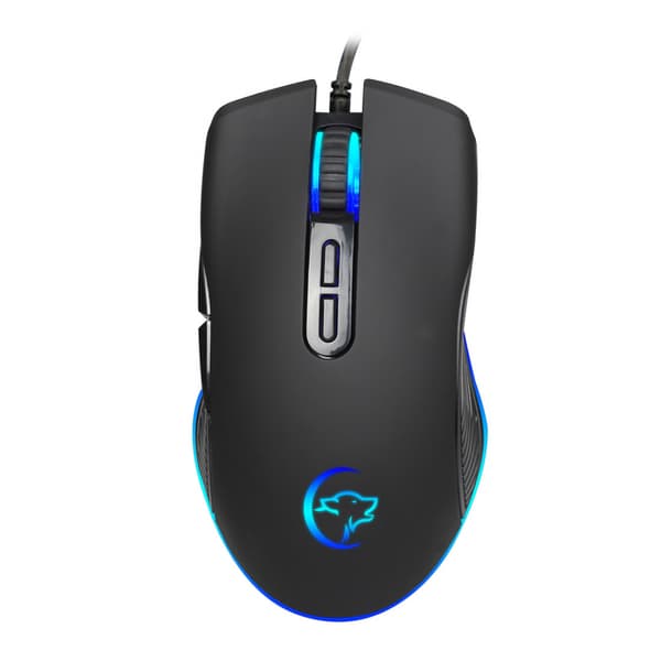 Kablet Gaming Mus, 3200 DPI, 7 Programmerbare Knapper, RGB Ba