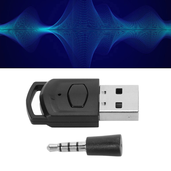 Bluetooth 5.0 Lydadapter Profesjonell Plug and Play Trådløs BT Lydadapter for PC for PS5 for Switch