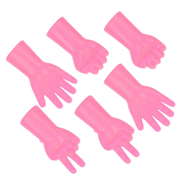 6 stk nålebeskyttelse skridsikker sweater pin beskytter strikning forhindre tab af nåle tilbehør (rose rød)